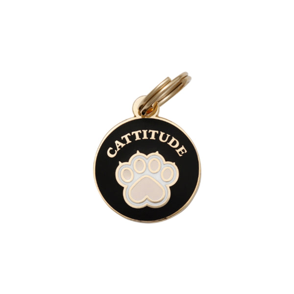 Cattitude - Cat ID Tag / Charm