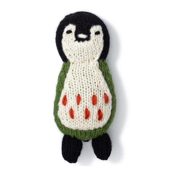 Penguin Knit Dog Toy