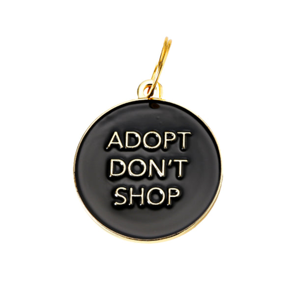 Adopt Don't Shop - Dog ID Tag / Charm