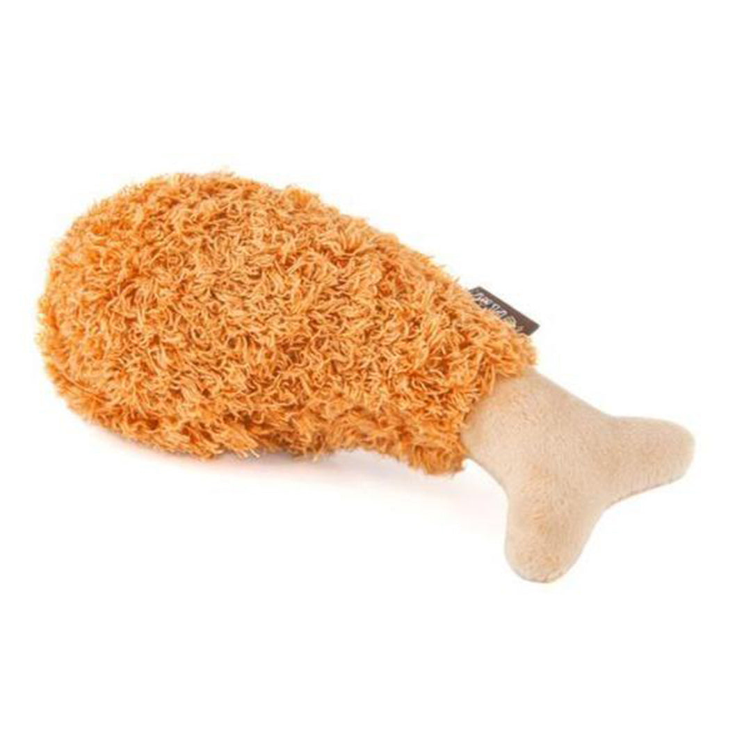 Fried Chicken Plush Dog Toy