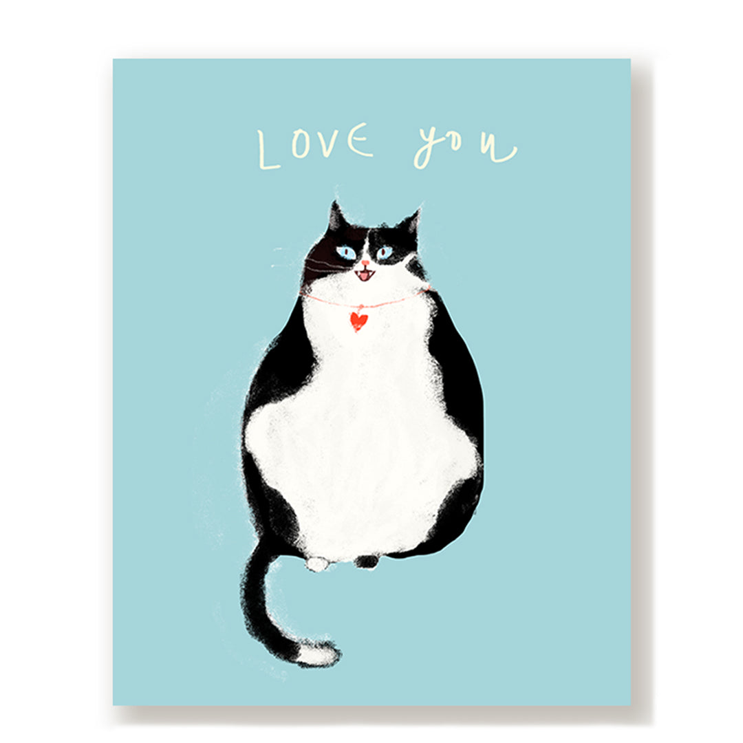 Love You Cat Card