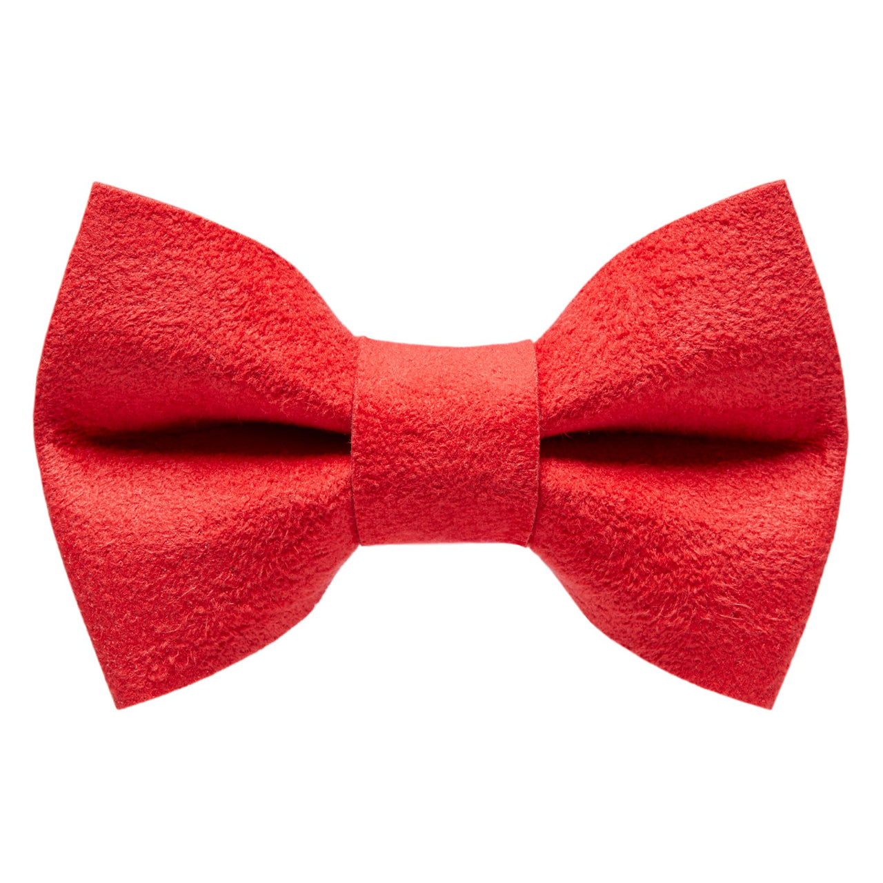 The Luxe - Red Ultrasuede - Cat / Dog Bow Tie
