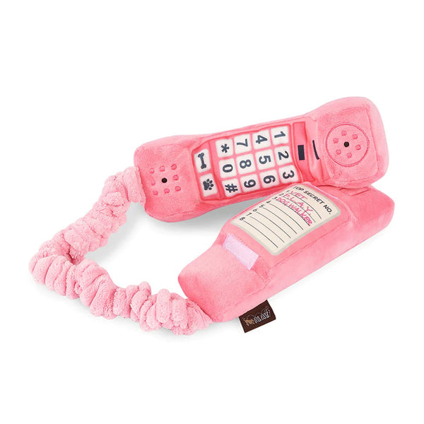 Paw Talk 80s Phone Plush Dog Toy